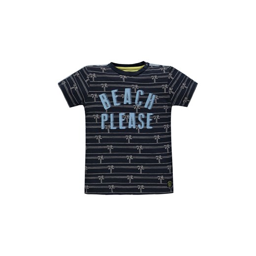 T-shirt dla chłopca z nadrukiem niebieski ze sklepu 5.10.15 w kategorii T-shirty chłopięce - zdjęcie 171710006
