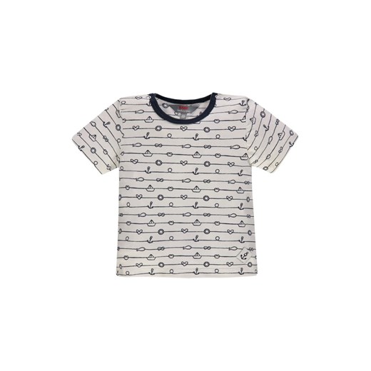 Chłopięca bluzka z krótkim rękawem ze sklepu 5.10.15 w kategorii Koszulki niemowlęce - zdjęcie 171710015