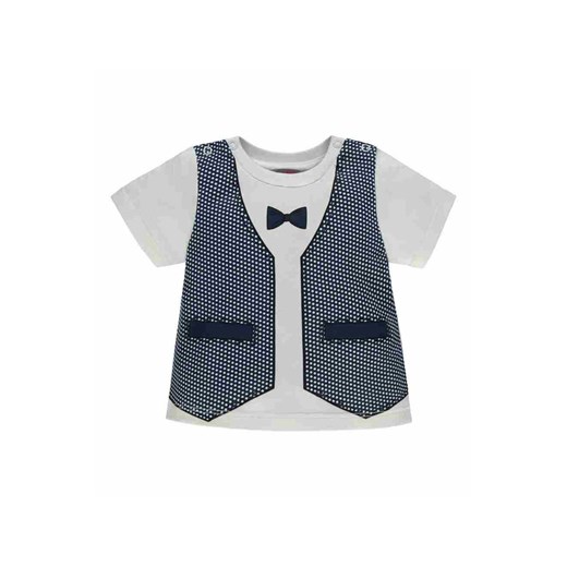 Chłopięca bluzka z krótkim rękawem szara ze sklepu 5.10.15 w kategorii Koszulki niemowlęce - zdjęcie 171710136