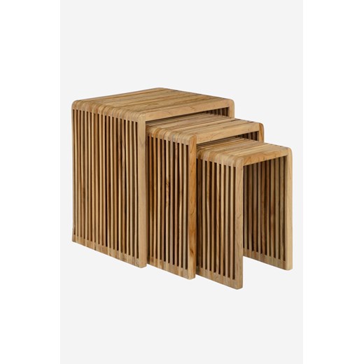 H & M - Recycled Wooden Side Table - Brązowy H & M One Size H&M