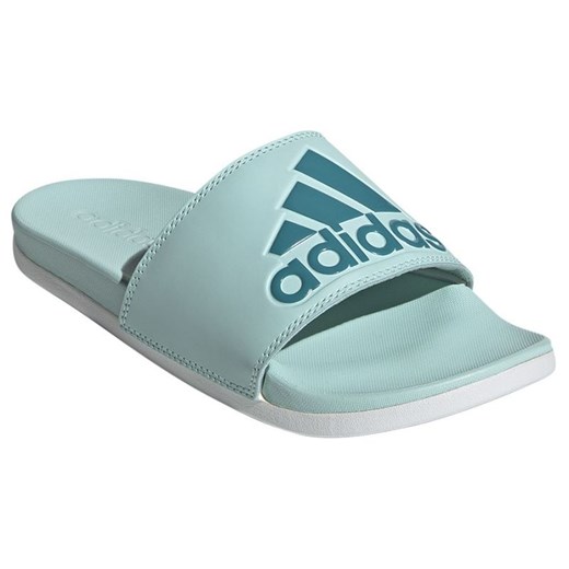 Klapki adidas Adilette Comfort ID0392 zielone ze sklepu ButyModne.pl w kategorii Klapki damskie - zdjęcie 171713186