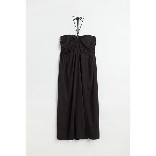 H & M - H & M+ Sukienka z wiązanym detalem - Czarny ze sklepu H&M w kategorii Sukienki - zdjęcie 171715885