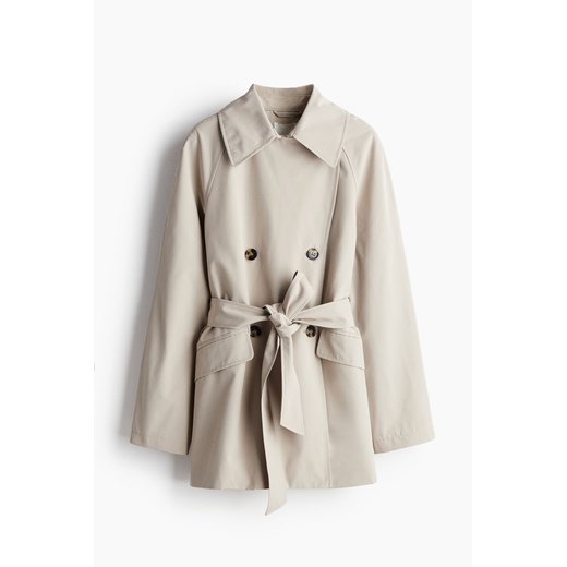 H & M - Short trench coat - Brązowy H & M L H&M