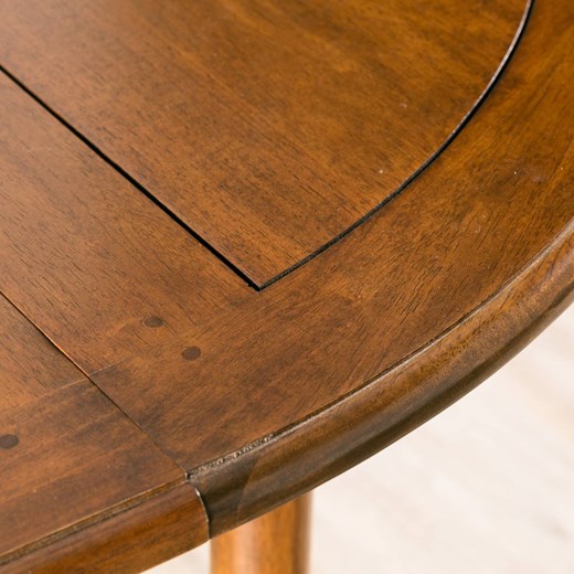 Stół okrągły rozkładany 120x76cm/160x120x76cm Dekoria One Size dekoria.pl