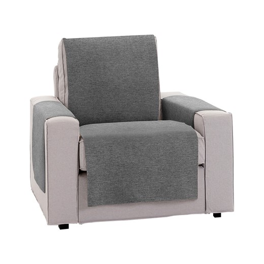 Pokrowiec na sofę-fotel jednoosobowy Universal grey ze sklepu dekoria.pl w kategorii Pokrowce na kanapy i fotele - zdjęcie 171779585