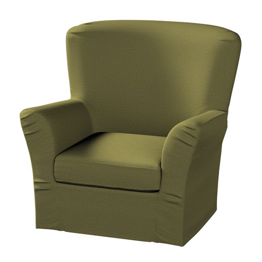 Pokrowiec na fotel Tomelilla wysoki z zakładkami ze sklepu dekoria.pl w kategorii Pokrowce na kanapy i fotele - zdjęcie 171780746