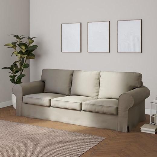 Pokrowiec na sofę Ektorp 3-osobową, rozkładaną, PIXBO ze sklepu dekoria.pl w kategorii Pokrowce na kanapy i fotele - zdjęcie 171792918