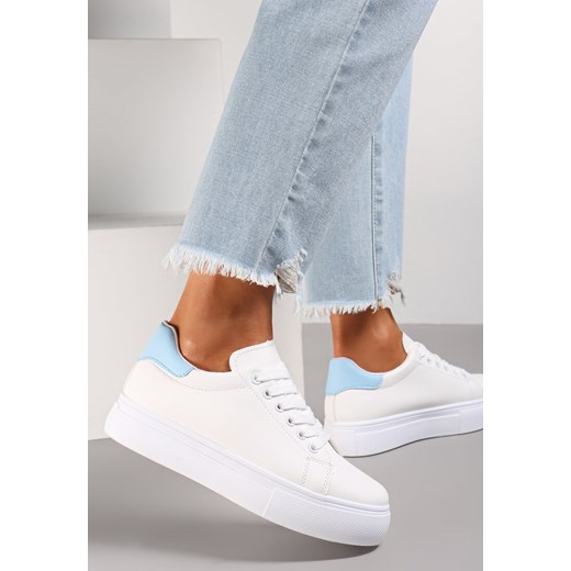 Biało-Niebieskie Sneakersy Thessomeda Renee 37 renee.pl