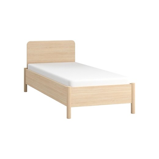Łóżko 1-osobowe z wezgłowiem prostym 90x200 OMM ze sklepu VOX.pl w kategorii Łóżka i materace - zdjęcie 171929359