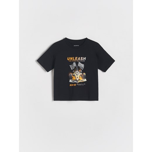Reserved - T-shirt oversize - czarny ze sklepu Reserved w kategorii Koszulki niemowlęce - zdjęcie 171931635