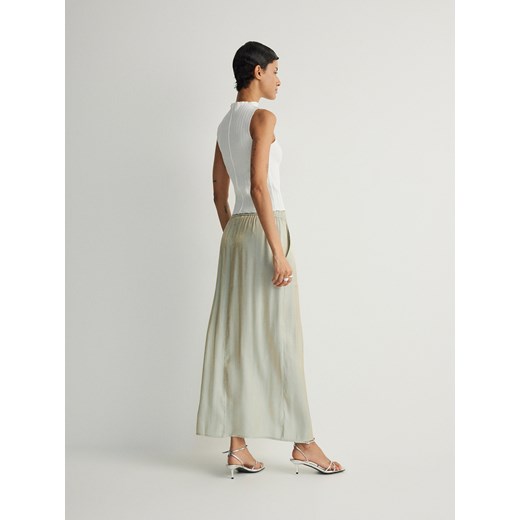 Spódnica Reserved casual zielona midi 