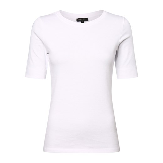 Marie Lund Koszulka damska Kobiety Bawełna biały jednolity ze sklepu vangraaf w kategorii Bluzki damskie - zdjęcie 171932137
