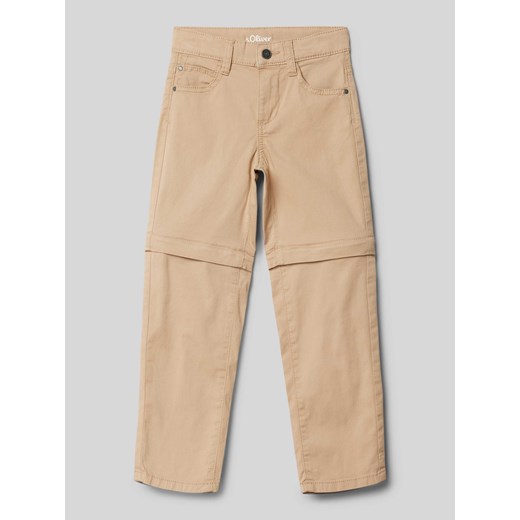 Spodnie o kroju slim fit z wpuszczanymi kieszeniami ze sklepu Peek&Cloppenburg  w kategorii Spodnie chłopięce - zdjęcie 171932686