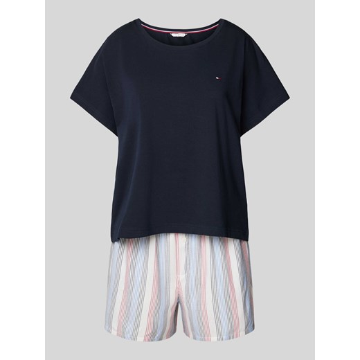 Piżama z wyhaftowanym logo ze sklepu Peek&Cloppenburg  w kategorii Piżamy damskie - zdjęcie 171932769