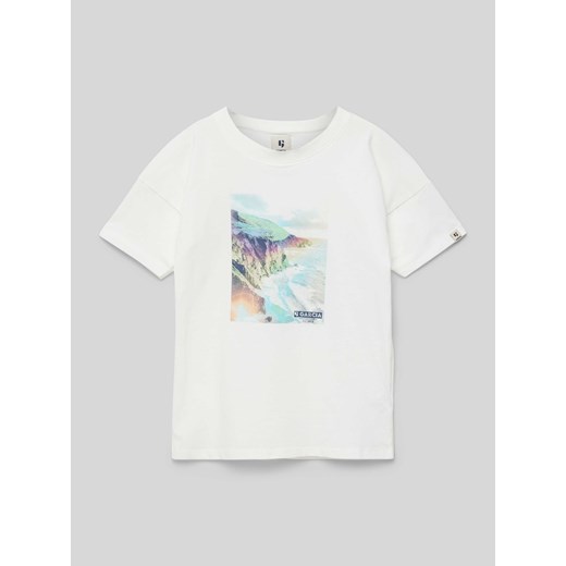 T-shirt z nadrukowanym motywem ze sklepu Peek&Cloppenburg  w kategorii T-shirty chłopięce - zdjęcie 171932867