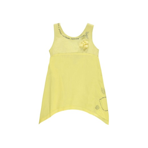 Dziewczęca tunika na ramiączka żółta ze sklepu 5.10.15 w kategorii Koszulki niemowlęce - zdjęcie 171933105