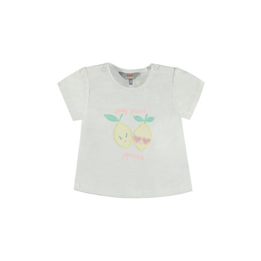 Dziecięca bluzka z krótkim rękawem biała ze sklepu 5.10.15 w kategorii Koszulki niemowlęce - zdjęcie 171933139