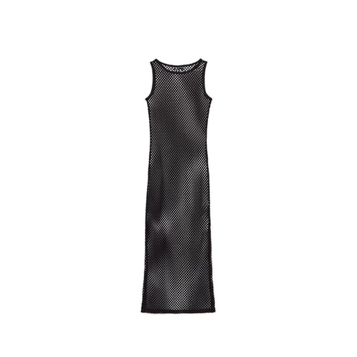 Cropp - Sukienka maxi z siateczki - czarny ze sklepu Cropp w kategorii Sukienki - zdjęcie 171933455
