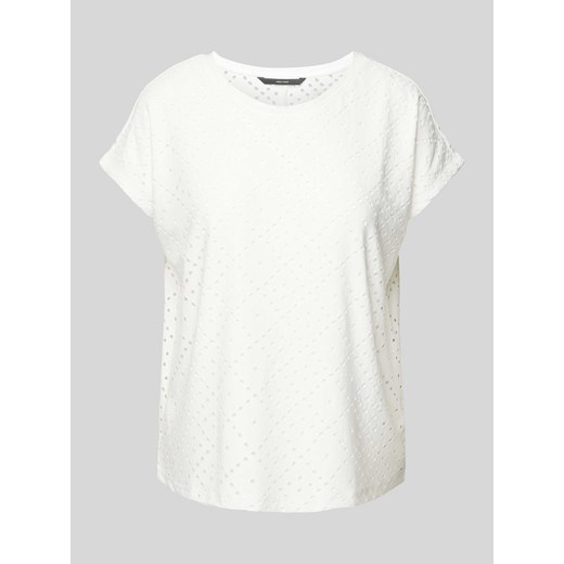 T-shirt z haftem angielskim model ‘TASSA’ ze sklepu Peek&Cloppenburg  w kategorii Bluzki damskie - zdjęcie 171934656