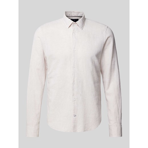 Koszula biznesowa o kroju slim fit w jednolitym kolorze ze sklepu Peek&Cloppenburg  w kategorii Koszule męskie - zdjęcie 171934705