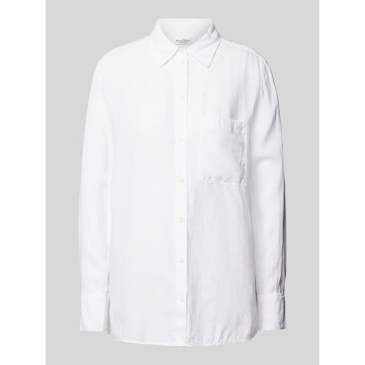 Bluzka koszulowa z kołnierzykiem ze sklepu Peek&Cloppenburg  w kategorii Koszule damskie - zdjęcie 171934719