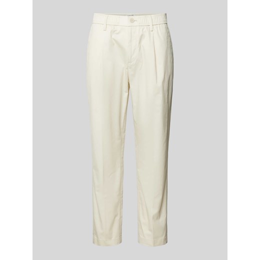 Spodnie o kroju slim fit z wpuszczanymi kieszeniami w stylu francuskim ze sklepu Peek&Cloppenburg  w kategorii Spodnie męskie - zdjęcie 171934808