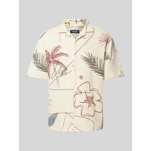 Koszula casualowa o kroju regular fit ze wzorem na całej powierzchni ze sklepu Peek&Cloppenburg  w kategorii Koszule męskie - zdjęcie 171934839