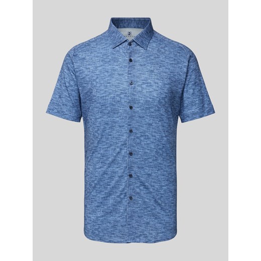 Koszula biznesowa o kroju slim fit z efektem melanżowym ze sklepu Peek&Cloppenburg  w kategorii Koszule męskie - zdjęcie 171934865
