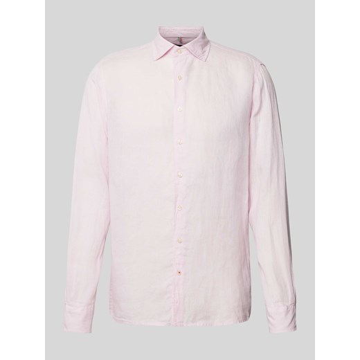 Koszula casualowa o kroju regular fit z lnu model ‘Steven’ ze sklepu Peek&Cloppenburg  w kategorii Koszule męskie - zdjęcie 171934868