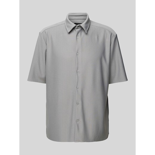 Koszula casualowa o kroju relaxed fit z drobnym prążkowaniem model ‘BOYY LIFE’ ze sklepu Peek&Cloppenburg  w kategorii Koszule męskie - zdjęcie 171934898