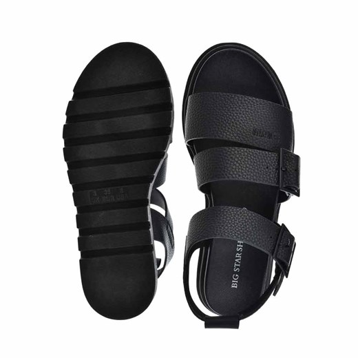 BIG STAR sandały damskie casual z klamrą płaskie
