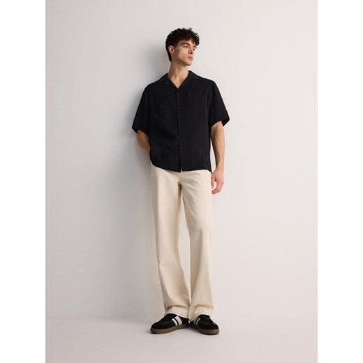 Reserved - Koszula comfort z modalem - czarny ze sklepu Reserved w kategorii Koszule męskie - zdjęcie 171938777