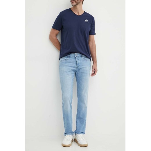 BOSS jeansy Delaware męskie kolor niebieski 50513692 ze sklepu ANSWEAR.com w kategorii Jeansy męskie - zdjęcie 171940305