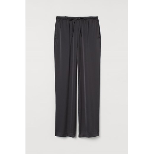 H & M - Szerokie spodnie - Szary ze sklepu H&M w kategorii Spodnie damskie - zdjęcie 171944118