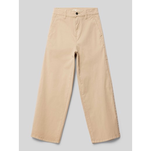 Spodnie w jednolitym kolorze ze sklepu Peek&Cloppenburg  w kategorii Spodnie chłopięce - zdjęcie 171944145