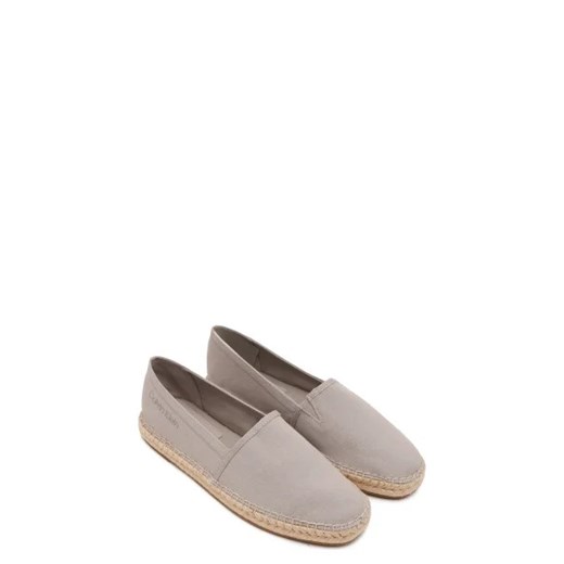 Espadryle męskie Calvin Klein beżowe z tworzywa sztucznego casualowe 