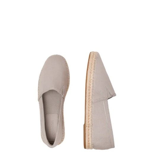 Espadryle męskie beżowe Calvin Klein z tworzywa sztucznego 
