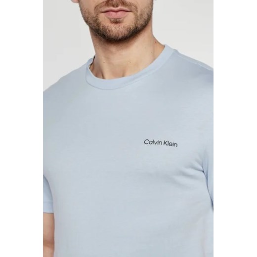 T-shirt męski Calvin Klein z krótkimi rękawami niebieski 