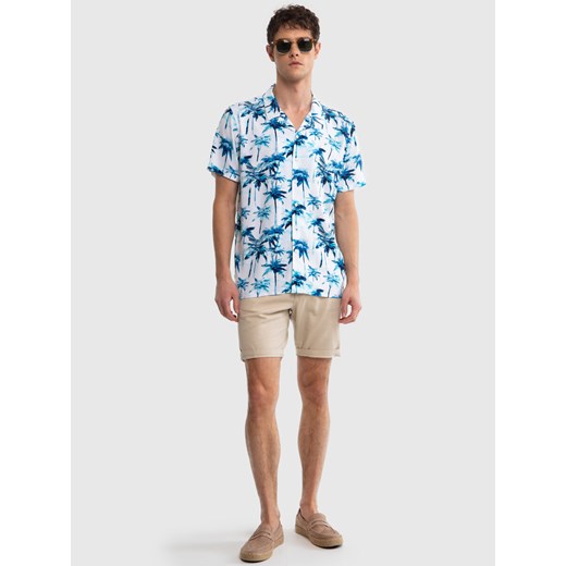 Koszula męska z motywem hawajskim Hawaniso 401 ze sklepu Big Star w kategorii Koszule męskie - zdjęcie 171944659
