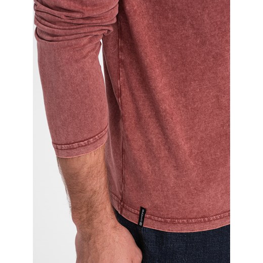 Ombre t-shirt męski z długim rękawem