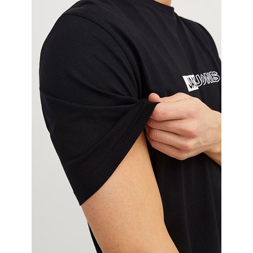 T-shirt męski Jack & Jones z krótkim rękawem czarny 