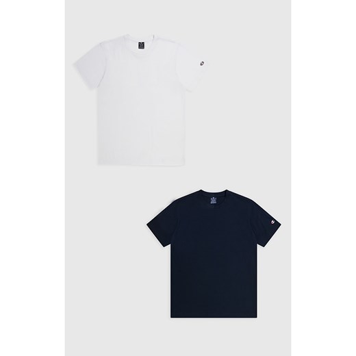 Champion Koszulki (2 szt.) w kolorze białym i granatowym ze sklepu Limango Polska w kategorii T-shirty męskie - zdjęcie 171947099