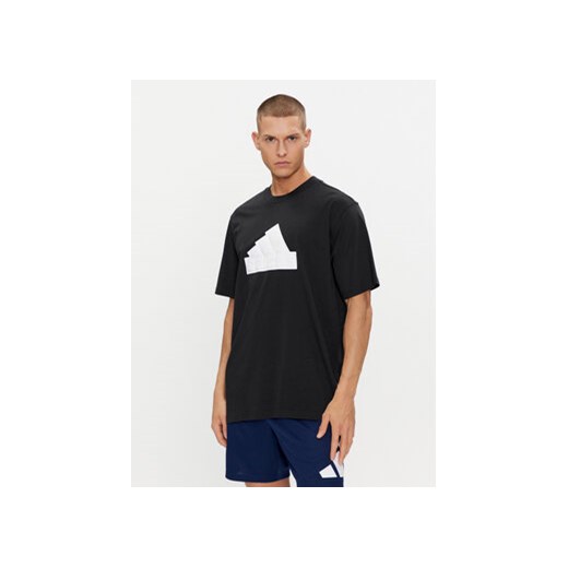 adidas T-Shirt IN1622 Czarny Loose Fit ze sklepu MODIVO w kategorii T-shirty męskie - zdjęcie 171948437