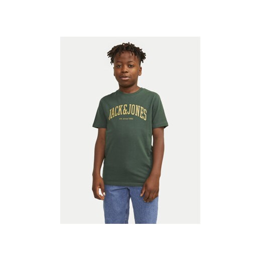 Jack&Jones Junior T-Shirt 12237441 Zielony Regular Fit ze sklepu MODIVO w kategorii T-shirty chłopięce - zdjęcie 171948529