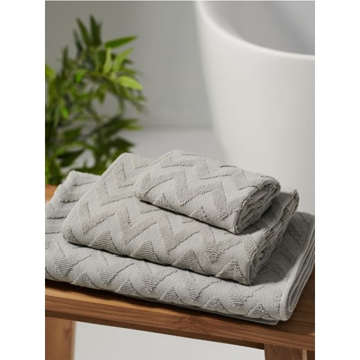 Sinsay - Ręcznik bawełniany - szary ze sklepu Sinsay w kategorii Ręczniki - zdjęcie 171950065