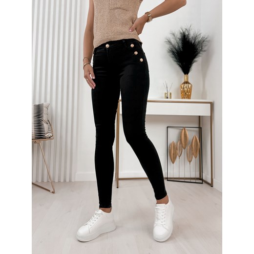 spodnie ekans czarne m/38 ze sklepu UBRA w kategorii Spodnie damskie - zdjęcie 171950798