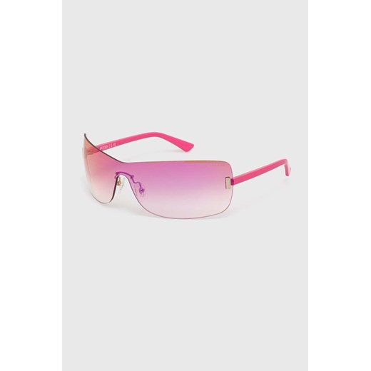 Guess okulary przeciwsłoneczne damskie kolor różowy GU8287_0072U ze sklepu ANSWEAR.com w kategorii Okulary przeciwsłoneczne damskie - zdjęcie 171951147
