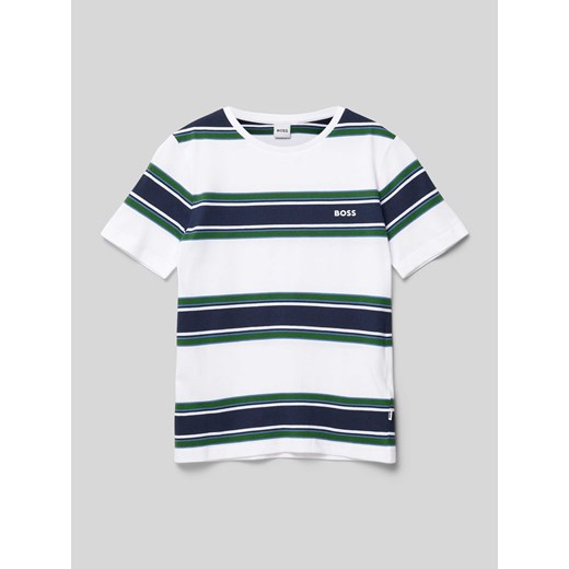 T-shirt z nadrukiem z logo ze sklepu Peek&Cloppenburg  w kategorii T-shirty chłopięce - zdjęcie 171952059