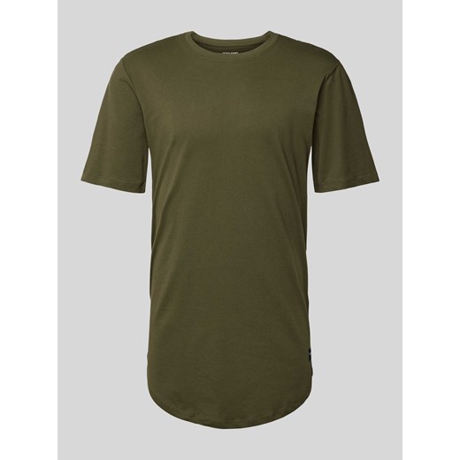 T-shirt z zaokrąglonym dołem model ‘ENOA’ ze sklepu Peek&Cloppenburg  w kategorii T-shirty męskie - zdjęcie 171952338