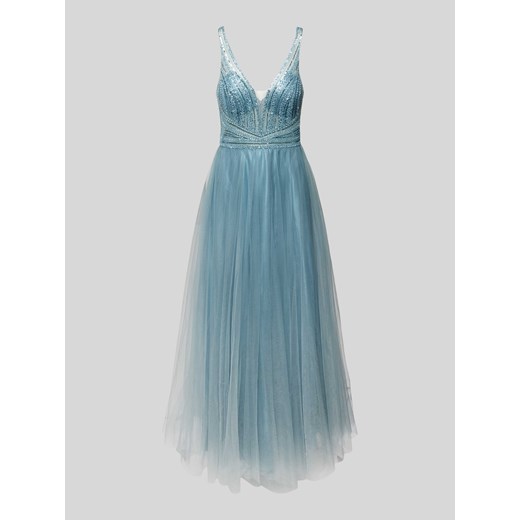Sukienka wieczorowa z obszyciem cekinami ze sklepu Peek&Cloppenburg  w kategorii Sukienki - zdjęcie 171952349